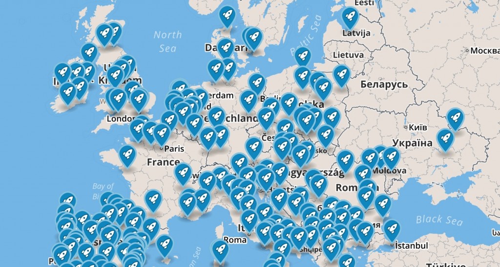 startup week map