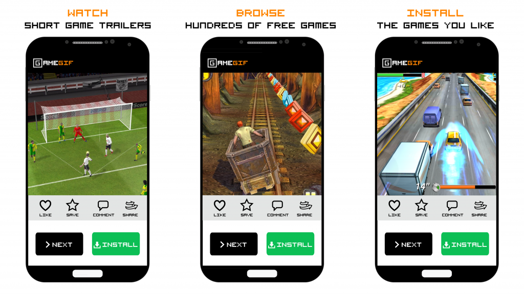GameGif - Watch Game Trailers Screenshot