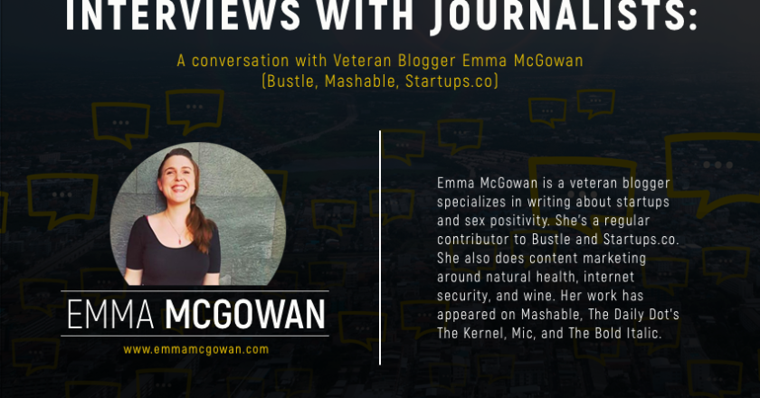 Emma McGowan Webinar, How Startups Can Best Prepare for Interviews with Journalists