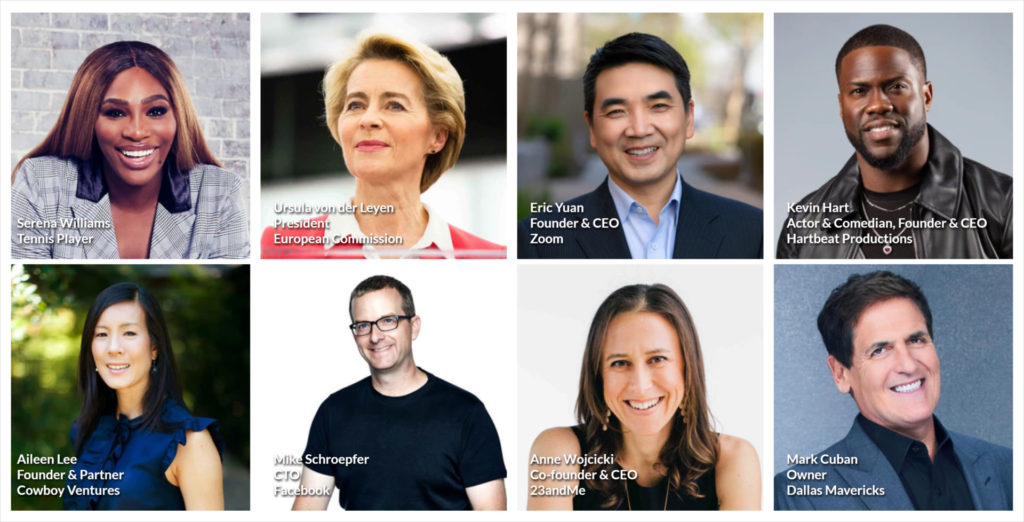 2020 speakers (Photo credit: Web Summit)